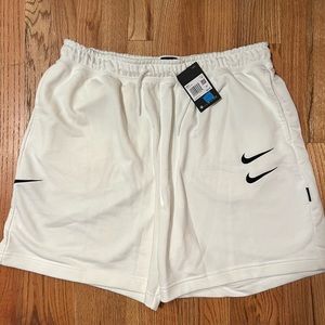 Men’s Nike French Terry White Shorts